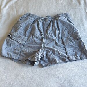 Men's Light Blue Urban Outfitters Cargo Shorts